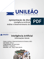 Inteligência Artificial - Unileão - Todas As Aulas PDF