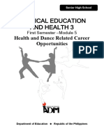 PEH3 12 - Q4 - Mod5 - Health and Dance Related Career Opportunities - Version2