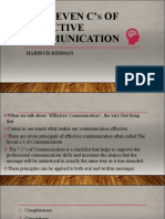 The Seven C's of Effective Communication PDF