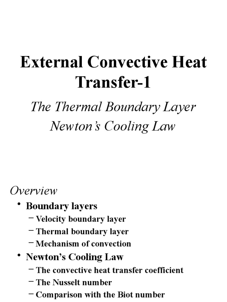 Convective Heat Transfer Mechanisms | PDF | Boundary Layer | Turbulence