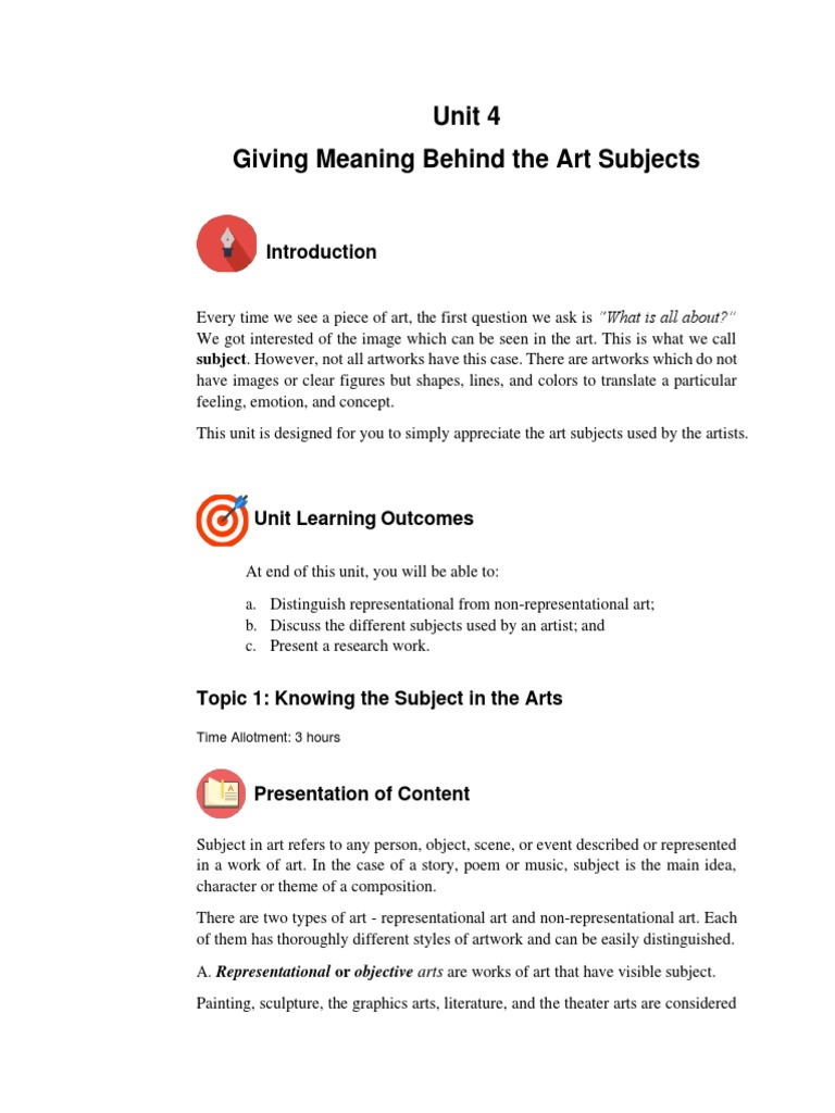 Understanding Art Subjects and Meanings | PDF | Abstract Art | Paintings
