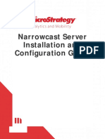 Narrowcast Server Installation and Configuration Guide
