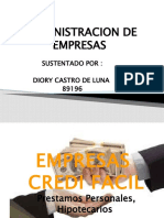 Administracion de Empresas - Codigo de Etica - Diory Castro - 89196
