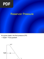 Reservoir Pressure