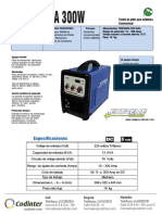 Ficha Tecnica Maquina Soldar Extreme Inverdelta 300w Co PDF