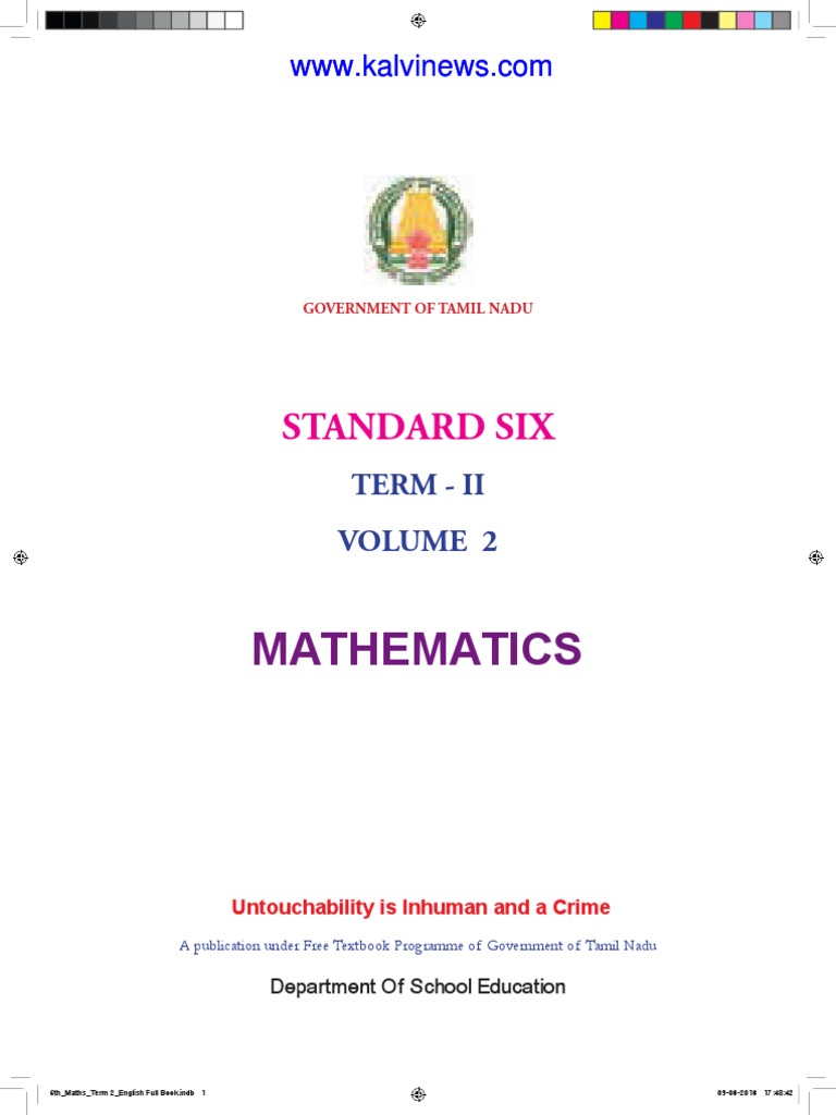 6th Term2-Maths (EM) WWW - Kalvinews.com | PDF | Numbers | Number Theory