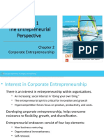 Section 1 The Entrepreneurial Perspective Section 1 The Entrepreneurial Perspective