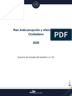 Plan Anticorrupcion y Atencion Al Ciudadano 2020