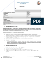 Syllabus Analisis Matematico 2 B PDF