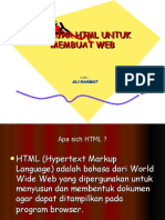 Belajar HTML Untuk Membuat Web