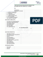 Formulario de Solicitud de Registro de Productos Fitosanitarios de Uso Agricola y Afines-Modif