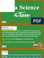 Data Science Class: Week 4 August 17-22, 2020