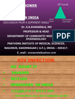 Soil and Shower OF Hiv / Aids in India