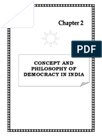 Concept and Philosophy of Democracy in India