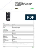 PowerPact L-Frame Moulded Case Circuit Breakers - LGA36400U31X