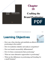 Chapter 10 Crafting The Brand Positioning