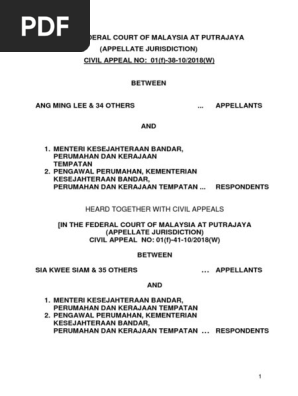 Ang Ming Lee KPKT  PDF  Appeal  Employment