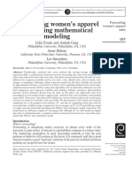 Forecasting Women's Apparel Sales Using Mathematical Modeling