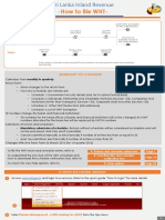 How To File WHT-: Summary of Changes