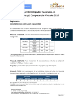 AJEDREZ - Reglamento Competencia 2020 PDF