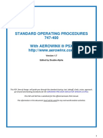 Standard Operating Procedures 747-400 With Aerowinx ® PSX: Edited by Double-Alpha