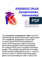 Adrenergic Drugs (Sympathomimetics, Adrenomimetics) : Assoc. Prof. I. Lambev