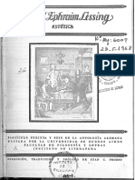 Gotthold Ephraim Lessing_ Juan C. Probst (ed.,trans.) - Estética-Universidad de Buenos Aires (1949).pdf