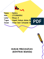 dzikra (1713060261) tugas aspek hukum dalam bisnis