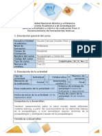 Guía de Actividades y Rúbrica de Evaluación Del Curso - Paso 3 - Reconocimiento de Herramientas Teóricas