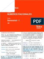 Aritmética Semestral Uni - Números Racionales PDF