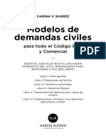 Modelos de Demandas Civiles: para Todo El Código Civil y Comercial