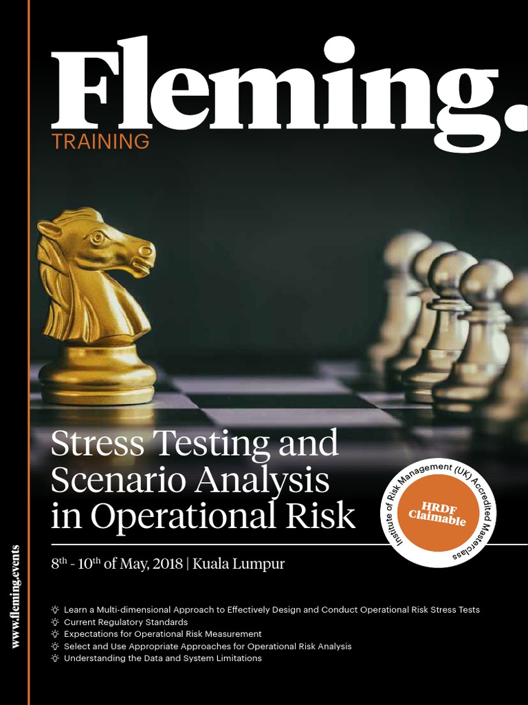 Stress Testing and Scenario Analysis in Operational Risk PDF PDF