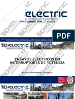 Mantenimiento y Pruebas Eléctricas A Interruptores de Media y Alta Tension