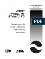 Joint Industry Standard: Requirements For Soldered Electrical and Electronic Assemblies