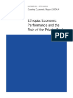 Ethiopia: Economic Performance and The Role of The Private Sector