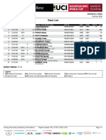 Startlist