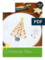 Christmas Tree: Hand Embroidery Pattern