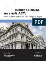 The Congressional Review Act: What To Know Before The New Congress Begins