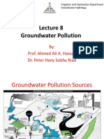 Lecture 9 - Groundwater Pollution Lecture
