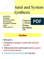 Architectural and System Synthesis
