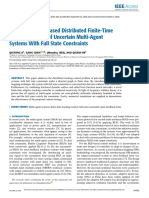 Neural Network-Based Distributed Finite-Time Tracking Control of Uncertain Multi-Agent Systems With Full State Constraints