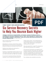 Six Service Recovery Secrets - 419
