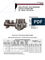 Dag (Fg-Ag) : High Pressure Duplex Steam Pump Air - Steam - Gas Driven