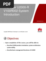 1 - Imanager U2000-R V100R002 System Introduction ISSUE1.00