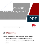 4_ iManager U2000 Fault Management ISSUE1.00