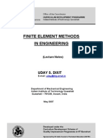 Finite Element Methods in Engineering: Uday S. Dixit