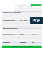 Construction Project Daily Report Template