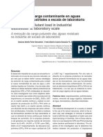 Dialnet-RemocionDeCargaContaminanteEnAguasResidualesIndust y Biorremediacion Datos PDF