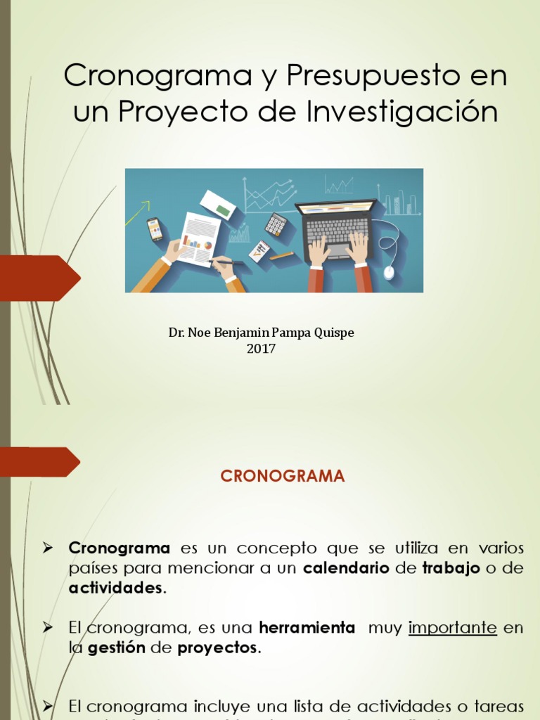 Cronograma y Presupuesto Proyecto de Investigacion PDF | PDF ...