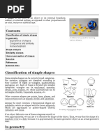 Shape: Classification of Simple Shapes in Geometry